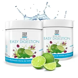 Yes You Can! Easy Digestion Drink Mix for Digestive Wellness - Lemon Lime 150 g - 2 Pack
