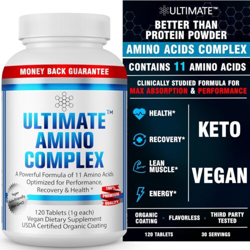 Amino Acid Complex Supplement - 120 Easy-to-Swallow
